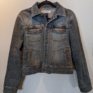 Suzy Shier Denim Jean Jacket 98% cotton Sx13/14